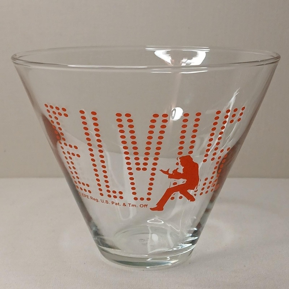 Vintage Cocktail Glasses Set Elvis Presley - Picture 4 of 10